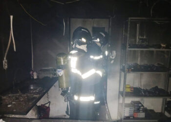 Incêndio atinge loja de motocicletas em Corumbá