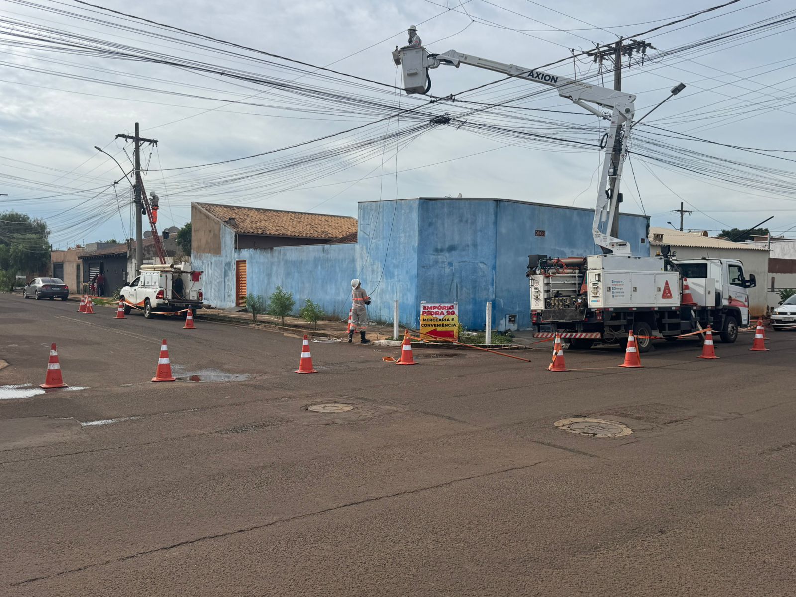 Equipes da Energisa seguem mobilizadas para restabelecer energia após tempestade