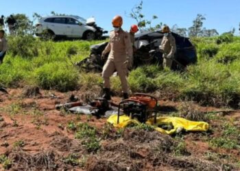 Motorista morre após tentativa de ultrapassagem na BR-267