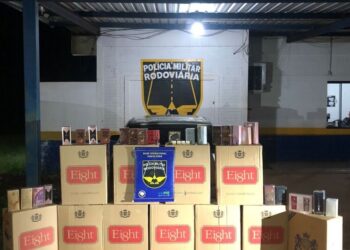 Cigarros, perfumes e medicamentos são apreendidos na MS-164