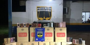 Cigarros, perfumes e medicamentos são apreendidos na MS-164