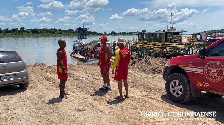 Corpo de jovem desaparecido é encontrado no rio Paraguai em Corumbá
