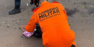 Câmeras registram acidente fatal que vitimou estudante de enfermagem em Coxim