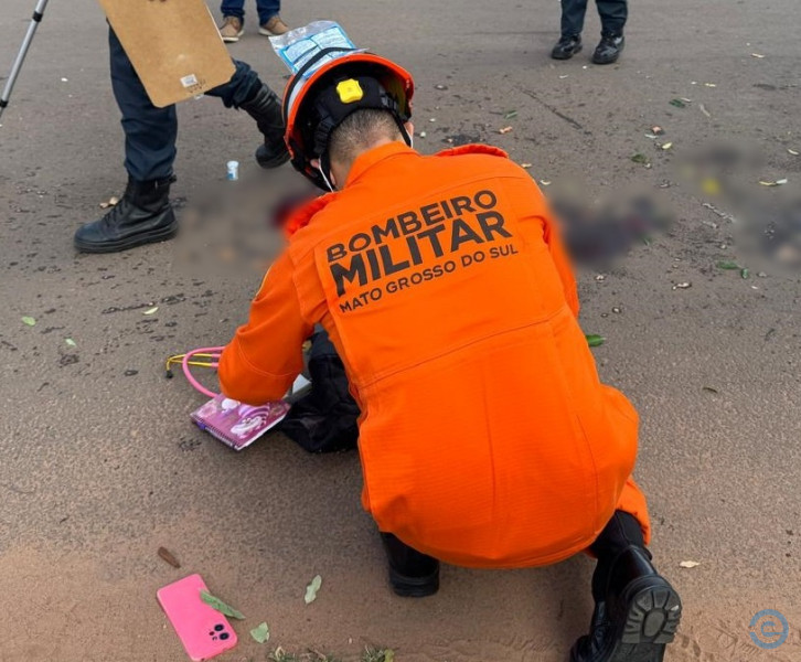 Câmeras registram acidente fatal que vitimou estudante de enfermagem em Coxim