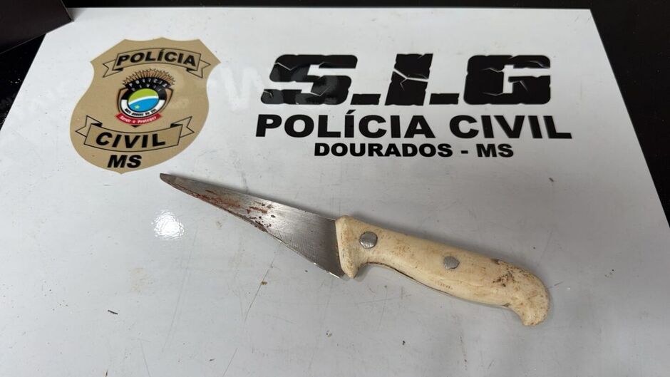 Idoso mata diarista a facadas após briga por celular e caixa de som em Dourados