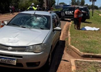 Idoso morre atropelado ao tentar atravessar rodovia em Ponta Porã Idoso morre atropelado ao tentar atravessar rodovia em Ponta Porã