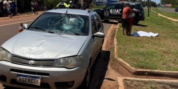 Idoso morre atropelado ao tentar atravessar rodovia em Ponta Porã