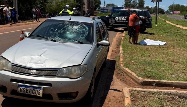 Idoso morre atropelado ao tentar atravessar rodovia em Ponta Porã