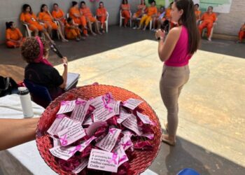 Unidades prisionais de MS recebem ações de prevenção e autocuidado