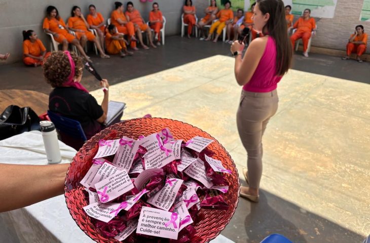 Unidades prisionais de MS recebem ações de prevenção e autocuidado