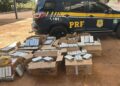 PRF apreende mais de 600 quilos de cocaína escondidos em carga de minério em Terenos