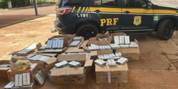 PRF apreende mais de 600 quilos de cocaína escondidos em carga de minério em Terenos