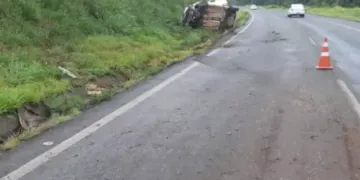 Jovem de Dourados morre em acidente na BR-376 e marido segue em estado gravíssimo