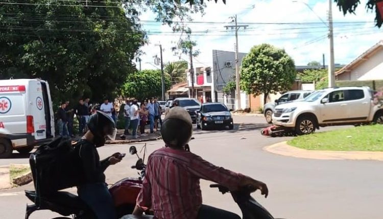 Motociclista morre após ser atropelada por caminhonete
