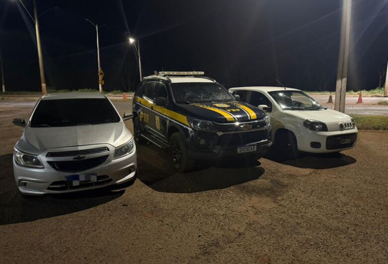 PRF recupera três veículos roubados em ações no fim de semana em Nova Alvorada do Sul