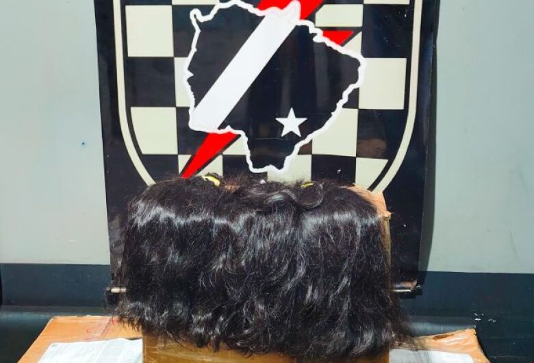 PM apreende cerca de 180 quilos de cabelo humano na fronteira com o Paraguai