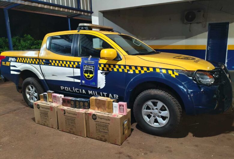 Polícia apreende R$ 18 mil em perfumes importados transportados irregularmente em ônibus