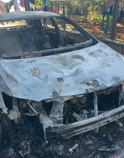 Menina denuncia abuso do avó e suspeito tem casa e carro incendiado