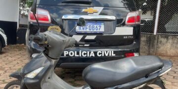 Moto furtada em estacionamento é recuperada em Campo Grande (vídeo)