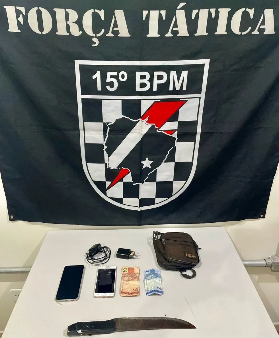 Suspeito de roubo a cliente de banco é preso horas após o crime em Maracaju