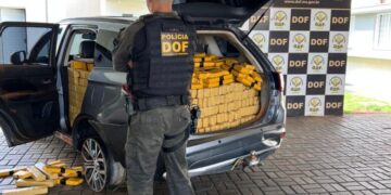 Mais de uma tonelada de droga é apreendida após perseguição em rodovia estadual