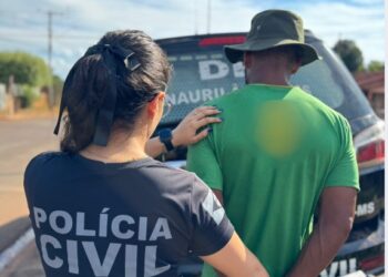 Homem que matou ex-esposa e namorado é preso em Anaurilândia após quase dois anos de fuga