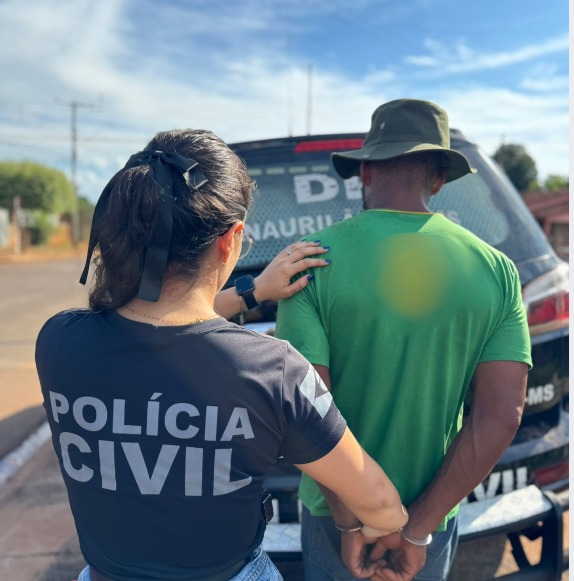 Homem que matou ex-esposa e namorado é preso em Anaurilândia após quase dois anos de fuga