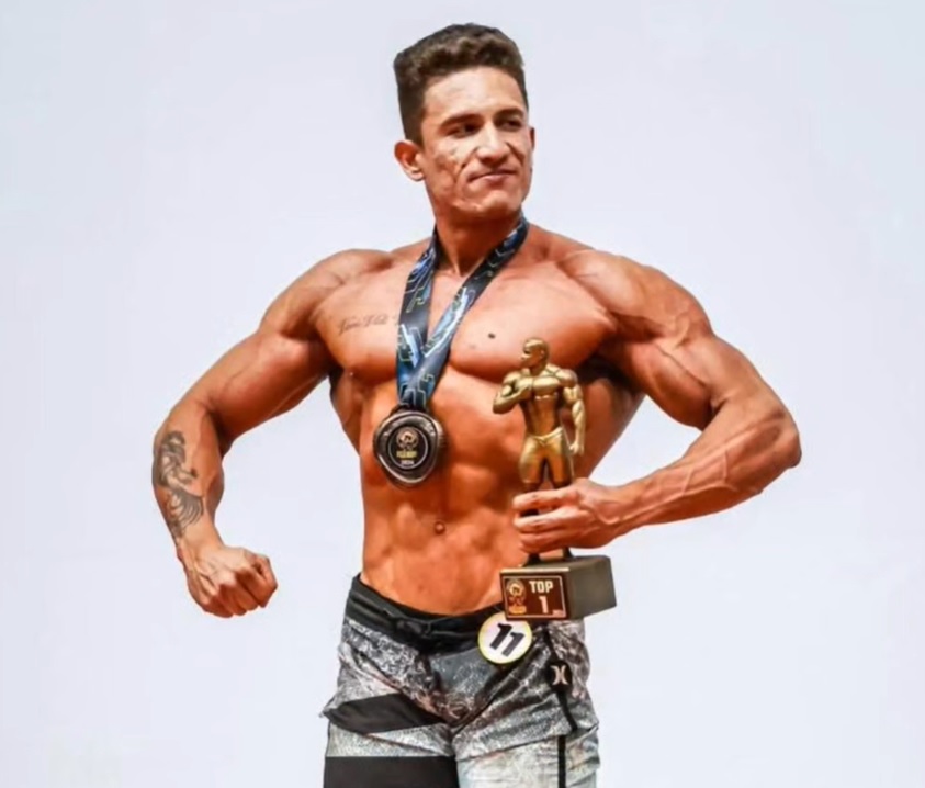 Ex-campeão de fisiculturismo de MS morre aos 26 anos