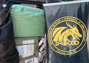 DRACCO apreende carga de produtos contrabandeados e detém dois suspeitos na saída para Sidrolândia