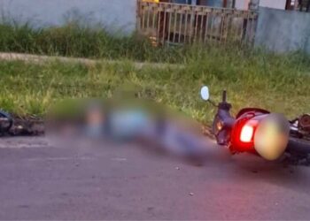 Homem é executado a tiros enquanto pilotava moto em MS