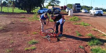 Adolescente morre ao tentar atravessar BR-376 de bicicleta