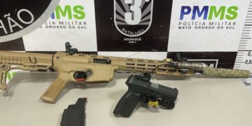 Polícia apreende armas após homem ameaçar família em Dourados