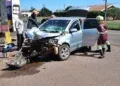Acidente na BR-163 deixa dois feridos