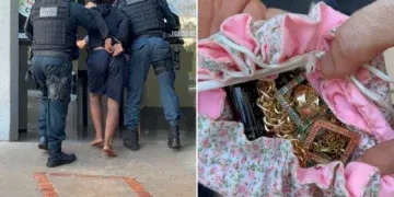 Suspeito é preso horas após arrombar casa e furtar objetos