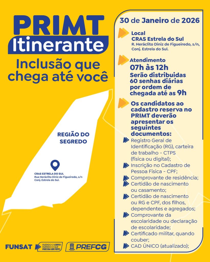 Funsat ultrapassa mil atendimentos em mutirão recorde do PRIMT Funsat ultrapassa mil atendimentos em mutirão recorde do PRIMT