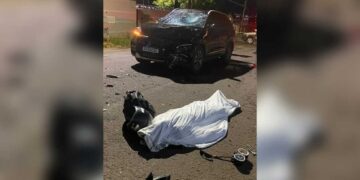 Motociclista morre após ser atingido por carro em Campo Grande