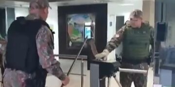 Cobra criada? De rolê no TCE, jiboia é resgatada pela PMA