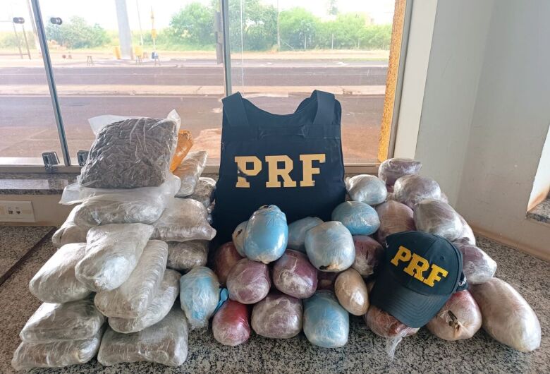 Estudante de medicina é preso transportando quase 39 kg de drogas