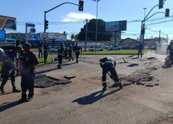 Agetran informa interdição parcial na rotatória da Zahran com Joaquim Murtinho