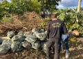 Dupla é presa por descarte irregular de caixas d’água de amianto em terreno público