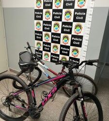 Bicicletas furtadas são recuperadas e suspeitos identificados