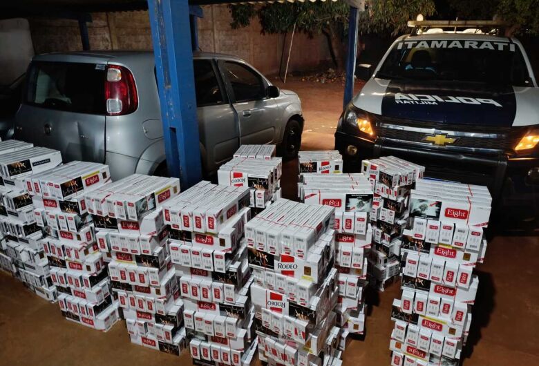 Carga de 700 pacotes de cigarros ilegais é apreendida