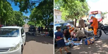 Tentativa de ultrapassagem termina em acidente e deixa dois feridos