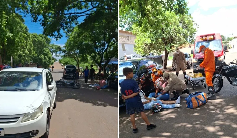 Tentativa de ultrapassagem termina em acidente e deixa dois feridos