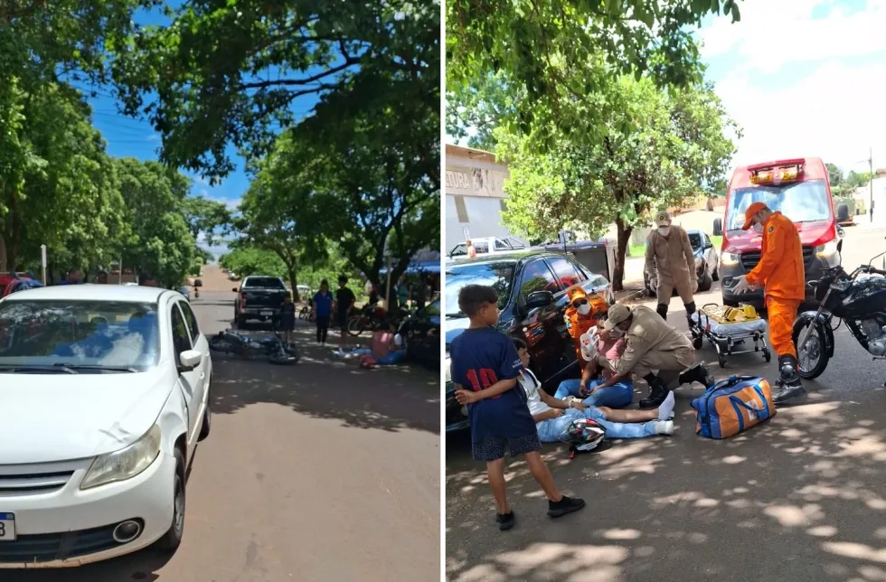 Tentativa de ultrapassagem termina em acidente e deixa dois feridos