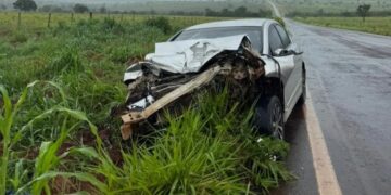 Criança de 10 anos fica em estado grave após acidente na MS-040