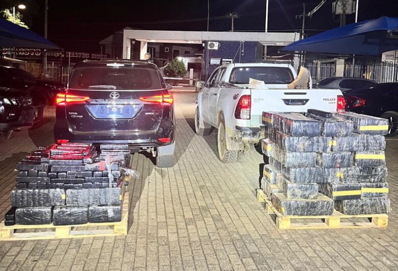 Operação integrada intercepta carga de maconha e recupera veículos roubados no sul do Estado
