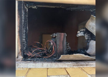 Incêndio em residência é controlado rapidamente pelo Corpo de Bombeiros