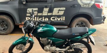 Jovem é preso em flagrante por furto de motocicleta
