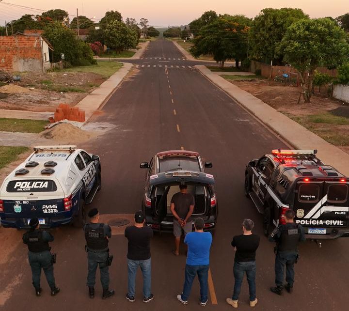 Polícia prende condenado por estupro e suspeito de furtos em série após operação integrada em Caarapó